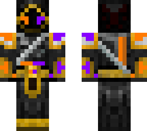 purple and orange ninja