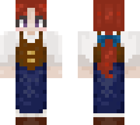 red haired peasant girl