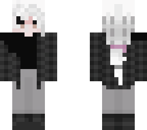 white haired braid
