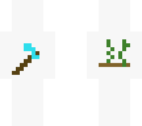 a *** and wheat seeds growing