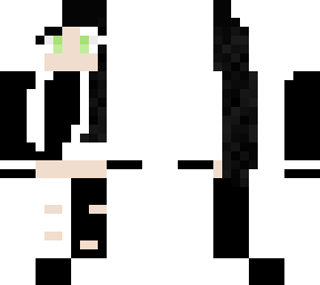 black and white
