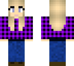 blonde farm girl plaid shirt