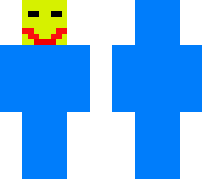 blue notchisagoat along with face