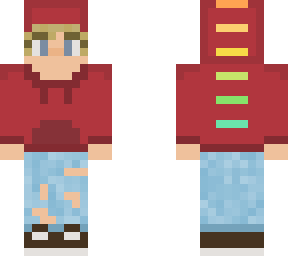 dino person red.
