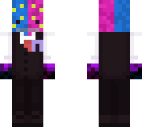 my fursona in a suit with techno support