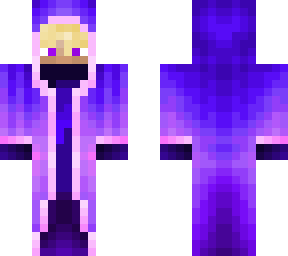purple blonde mage