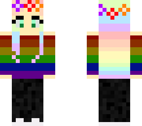 rainbow girl!!