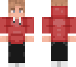 red hoodie boy