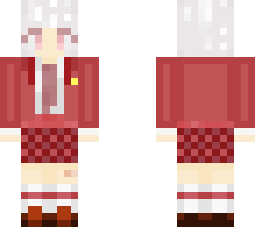 red student girl short hair