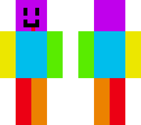 simple rainbow skin