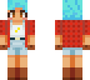 turquoise hair adventurer