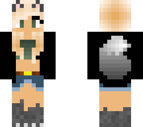wolf girl grey