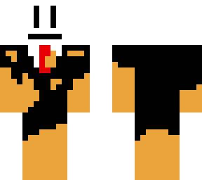 a guy with a white head (ripped clothes)