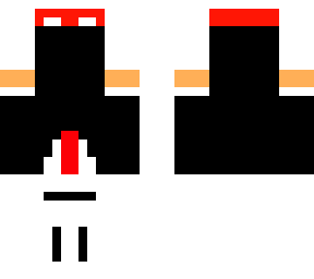 a guy with a white head (upside down)
