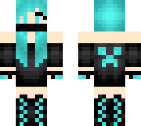 blue creeper girl
