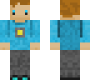 blue sweater