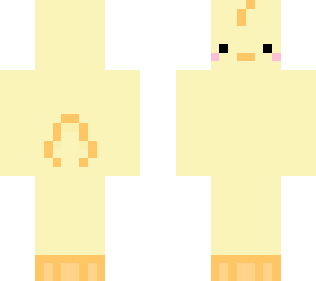 cute duck with one strand of hair