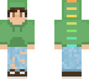 dino person green
