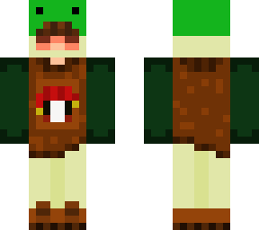 froghat in a jester sweater
