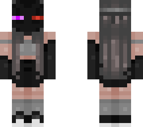 girl skin with ender mask
