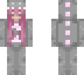 gray & pink dino