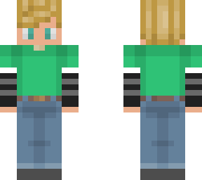 green t-shirt boy