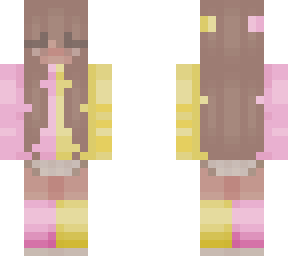 half yellow half pink hoodie [not original read desc]