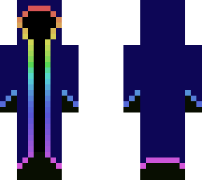 hooded rainbow guy