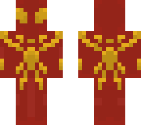 iron spider with spider suit under