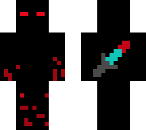 null with bloody diamond knife on back