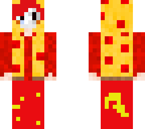 pizza man with cheese