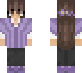 purple poncho