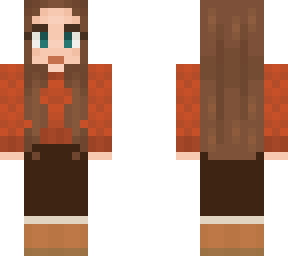 red sweater girl