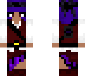 skin pirata mujer