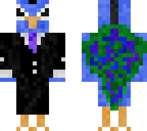 suited peacock