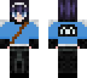 war outfit miny skin inbtween blue