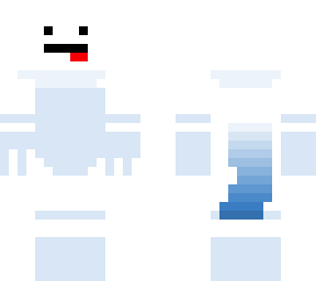 white and blue fox