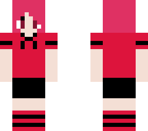 a skin but red and black