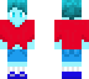 blue,red