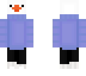 blue themed cozy duck