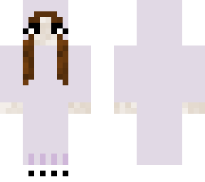 brunnete girl wearing cozy onesie and bunny slippers