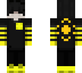 cesi's black and yellow skin