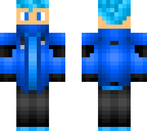 cool blue gamer boy