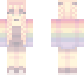 cute pastel rainbow girl