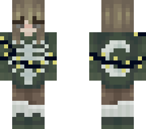 different coloured lights (skeleton sweater)