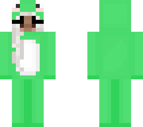 girl in frog onesie