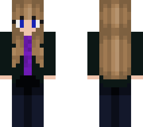 light brown hair, leather jacket girl
