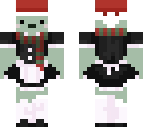 maid christmas frog