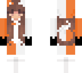 orange and white fox for my friend raina