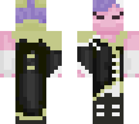 pink girl black robe